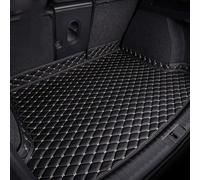 DUCHSAN 1 Piece Car Boot Liner for Hyundai Tucson Hybrid/Plug-in Hybrid 2021-2025, Heavy Duty Waterproof Faux Leather Trunk Protector Mat with Diamond Stitching, Anti-Slip Black