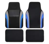 DUCHSAN 4-Piece Car Floor Mats for VW Passat Limousine Facelift B8 ab Bj.2019, Luxury Heavy Duty Carpet Interior Protectors with Reinforced Heel Pad and Anti-Slip Backing,Blue