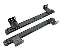 Duchunsheng 2 Pieces Runners For Computer Desk Pull Out Keyboard Shelves - Drawer Slides Rail Keyboard Shelf Runners For Under Desk, Heavy Duty, Metal Drawer Runners With Quiet Ball Bearing