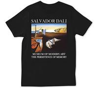 ducie Salvador Dali The Persistence of Memory Gift T-Shirt Black L