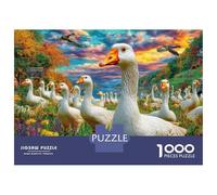 Duck 1000 Pieces Jigsaw Puzzle for Adults. Difficult Puzzle, Game Challenge Toy, Home Decoration 38x26cm/1000pcs