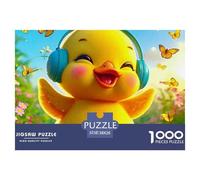 Duck 1000 Pieces Premium Jigsaw Animal for Adults Cool Collage Effect, Home Decoration, Educational, Challenging Puzzle Games 38x26cm/1000pcs