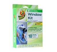 Duck 1163221 Indoor Shrink Film Insulation Kit Insultation, Clear, 10 Windows