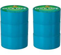 Duck 1265020_C Color Duct Tape, 6-Roll, Tranquil Teal, 6 Rolls
