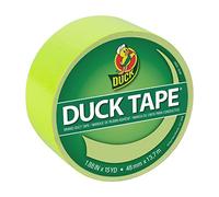 Duck 285225 Colored Duct Tape, Fluorescent Citrus, 1.88 in. x 15 yds. (48mm Wide)