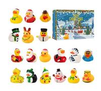 Duck A-dvent Calendar 2025, 24 Days Cute Yellow Ducks Set Christmas Countdown C-alendar, Creative Ad-vent Ca-lendar Decorative Bathing Toys For Kids Children Boys Girls, Christmas Party Favors