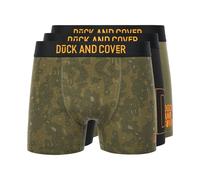 Duck and Cover Alizium Mens Boxers 3pk - Green - Size Small