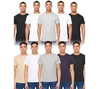 Duck and Cover Caplaz & Frankinz 10pk T-Shirts Mens - Multicolour - Size Small