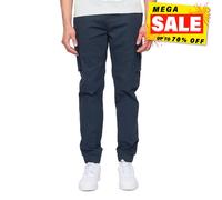 Duck And Cover Chemmer Mens Cargo Jog Joggers Pockets Designer Pants Black