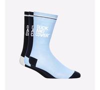 Duck And Cover Drenor Mens Casual Fashion Designer Comfort 3-Pack Socks