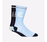 Duck And Cover Drenor Mens Casual Fashion Designer Comfort 3-Pack Socks