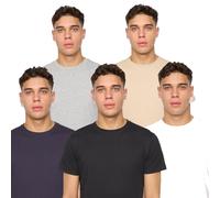 Duck And Cover Frankinz 5Pk T-Shirts Men's | T-Shirt | Assorted | UK Size Small