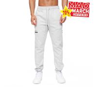 Duck And Cover Jennerkins Mens Jogger Bottoms Casual Cosy Activewear Pants Grey