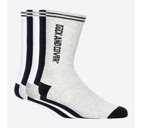 Duck And Cover Juble Sports Socks 5Pk Men's Trainers, Size 6-11/40-46 In Assorted / Black / White
