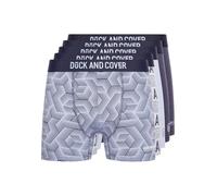 Duck and Cover Men’s Boxer Shorts, 5 Pack, Cotton Rich, Tag-Free, Soft, Breathable & Durable Multipack Underwear Assorted M