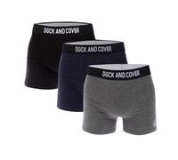 Duck and Cover Mens 3 Pack of Bronteen Boxer Shorts in Multi colour - Multicolour - Size 2XL