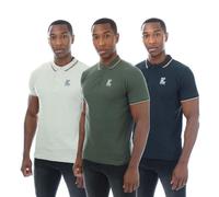 Duck and Cover Men's 3 Pack of Melports Polo Shirts in Other
