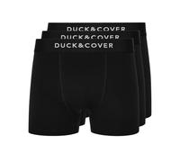 Duck and Cover Men's 3 Pack of Sagnet Boxers in Black