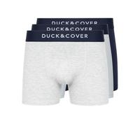 Duck and Cover Men's 3 Pack of Sagnet Boxers in Blue