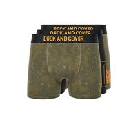 Duck And Cover Alizium Men's Boxers 3Pk Colour : Green / Black