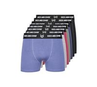 Duck and Cover - Mens 'ANVILLI' Essential 7 Pack Cotton Rich Tag Free Multipack Boxer Shorts (L, PKB, Assorted)
