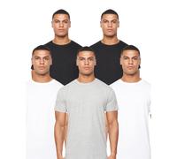 Duck and Cover Mens Caplaz Plain T-Shirt (Pack of 5) BG1663