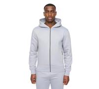 Duck and Cover Mens Chemtars Full Zip Hoodie (Steel Blue) - Size Medium