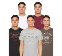 Duck and Cover Mens Corsure Assorted Designs T-Shirt (Pack oS Multicoloured BG1