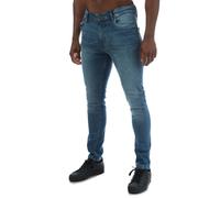 Duck and Cover Mens Doves Slim-Fit Jeans in Blue Cotton - Size 40W/32L