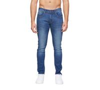 Duck and Cover Mens Doves Slim Jeans (Mid Wash) - Medium Blue - Size 32R