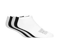 Duck and Cover Mens Fubel Trainer Socks (Pack of 5) (Black/White/Grey) - Black & Off-White - Size UK 6-11