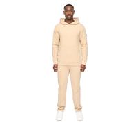 Duck and Cover Mens Hannings Hoodie & Bottom Set (Stone) - Size Small