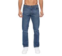 Duck and Cover Mens Hydras Straight Leg Jeans (Mid Wash) - Medium Blue - Size 34 Short
