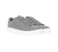 Duck and Cover Mens Kremes Leather-Look PU Trainers (Taupe) - Size UK 8