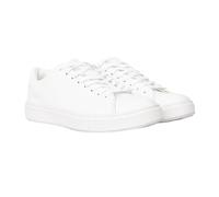 Duck and Cover Mens Kremes Leather-Look PU Trainers (White) - Size UK 8