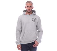 Duck and Cover - Mens 'MACKSONY' Everyday Essential Pullover Hooded Sweatshirt Fleece Hoodie (XXL, Grey Marl)