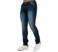Duck And Cover Mens Maylead Sim Fit Jeans Dark Wash 38/32