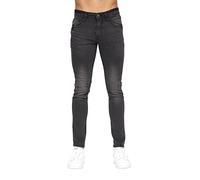 Duck And Cover Mens Maylead Slim Fit Jeans Black 36/32