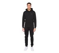 Duck and Cover - Mens 'MERCHELL' 2 Piece Hoodie & Jogger Full Tracksuit Set (Black, M)