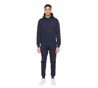 Duck and Cover - Mens 'MERCHELL' 2 Piece Hoodie & Jogger Full Tracksuit Set (Navy, L)