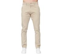 Duck and Cover - Mens 'MORETOR' Essential Chino Pants (W40 / L30, Stone)