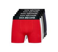 Duck and Cover Mens Mulbers Boxer Shorts (Pack of 5) (Multicoloured) - Green - Size 2XL