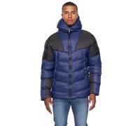 Duck and Cover Mens Raymax Contrast Panel Padded Jacket (Navy/Black) Nylon - Size 2XL