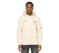 Duck and Cover Mens Skullmatic Hoodie (Off White) - Size Medium