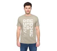 Duck and Cover Mens Squarelarge T-Shirt (Sage) - Grey - Size Medium