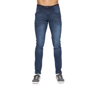Duck and Cover Mens Tranfold Slim Jeans (Dark Wash) - Navy/Blue - Size 30R