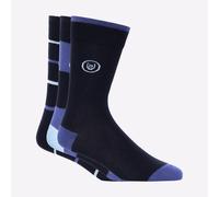 Duck And Cover Raphous Socks 3Pk Men's Trainers, Size 6-11/40-46 In Black / Assorted