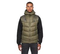 Duck And Cover Rierson Mens Padded Gilet Comfort Winter Bomber Jacket Coat Green