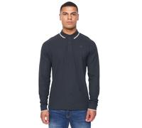 Duck and Cover Roxberry Long Sleeve Polo Shirt Mens - Navy - Size Small