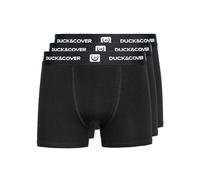 Duck And Cover Mens Villani Three Pack Boxer Shorts Black XL